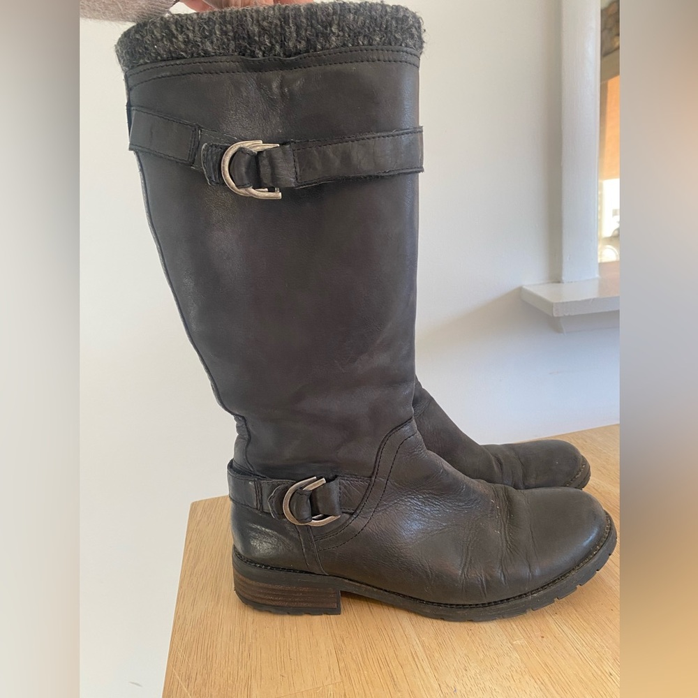 ALDO vegan leather knee high boots women’s size 10